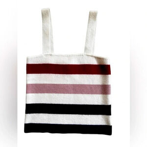 Moon and Madison knit sweater tank no size tag but fits like an XS to an S